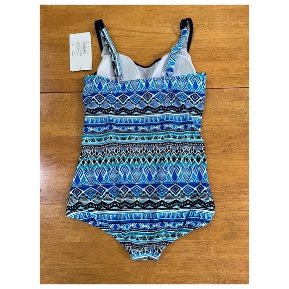 Penbrooke One Piece Swimsuit Tummy Control Soft Cup Summer Beach, Size 10 - Picture 2 of 10